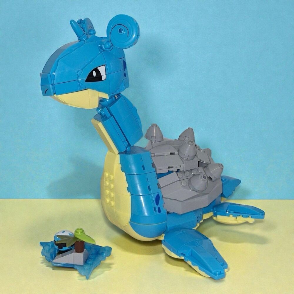 Mega Construx Pokemon Lapras 502pcs‎ Retired Rare Build Set FWJ19 Gift Kids